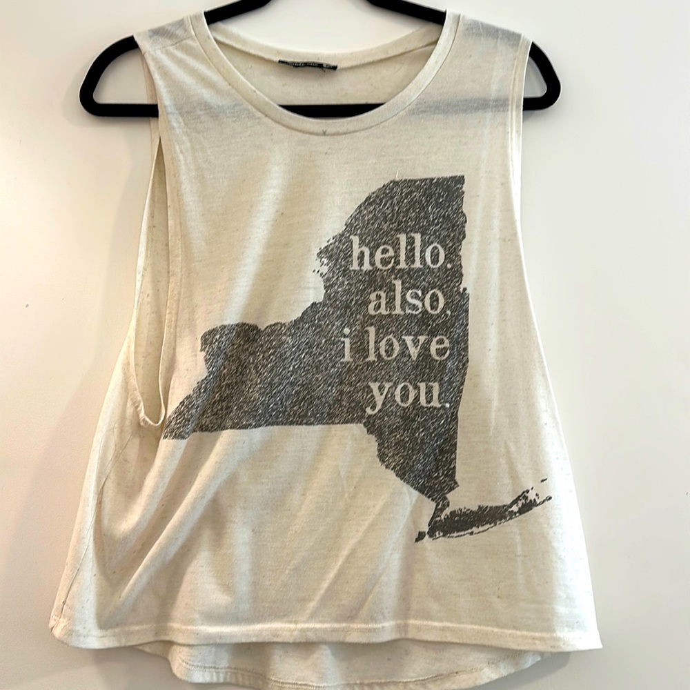 Flowy Tank Top! Slightly worn, no damage!